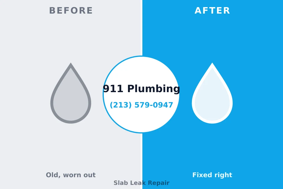 Before and after: plumbing company Columbia, MD
